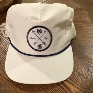 Greyson - Member's Only White Performance Rope Hat - never worn